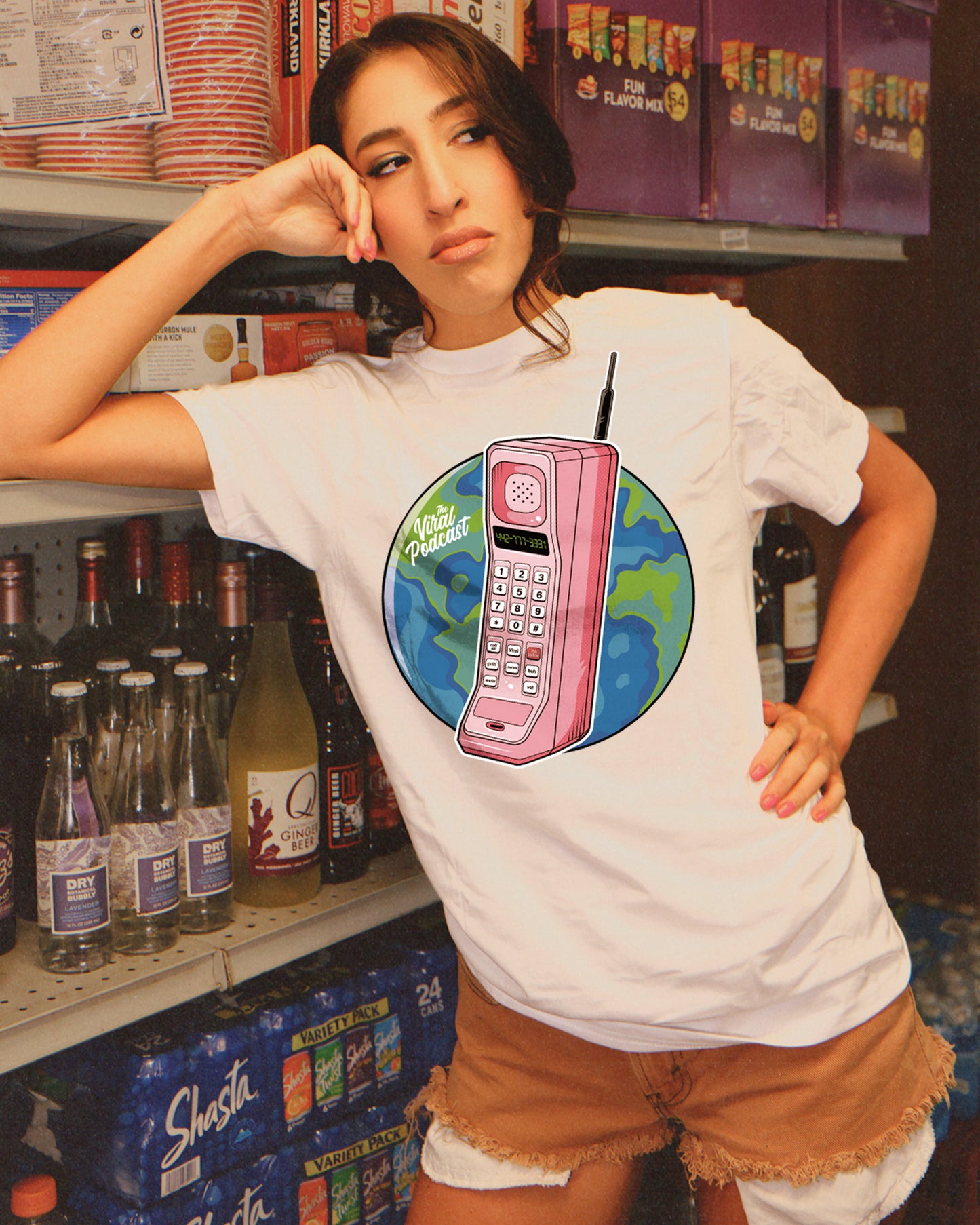 442-777-3331 Pink/World T-Shirt