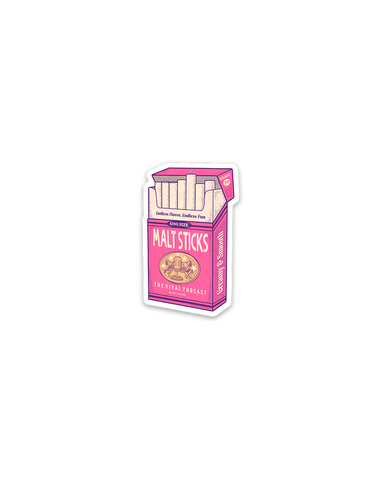 Malt Sticks 2" Sticker