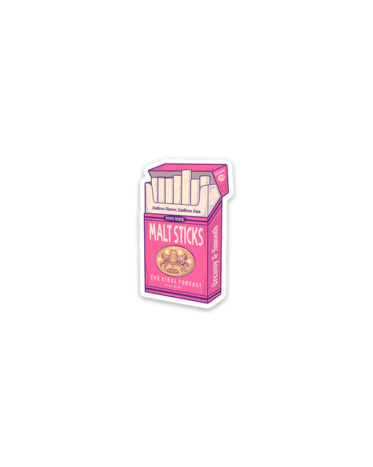 Malt Sticks 2" Sticker