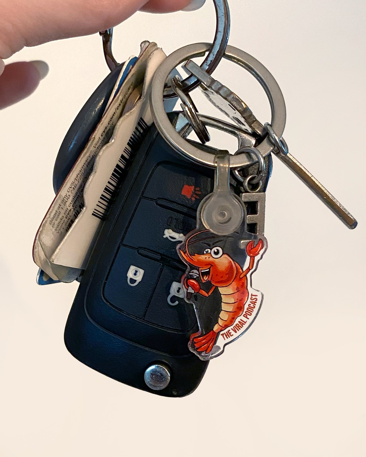 Singin' Shrimp Keychain