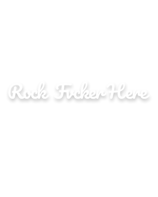 Rock Fvcker Here 2 ft. Car Decal Vinyl Lettering