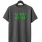 Green Checkered Lettering T-Shirt