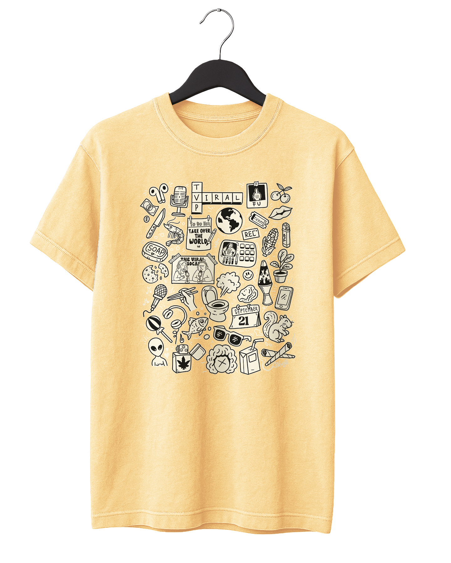 Viral Doodle T-Shirt