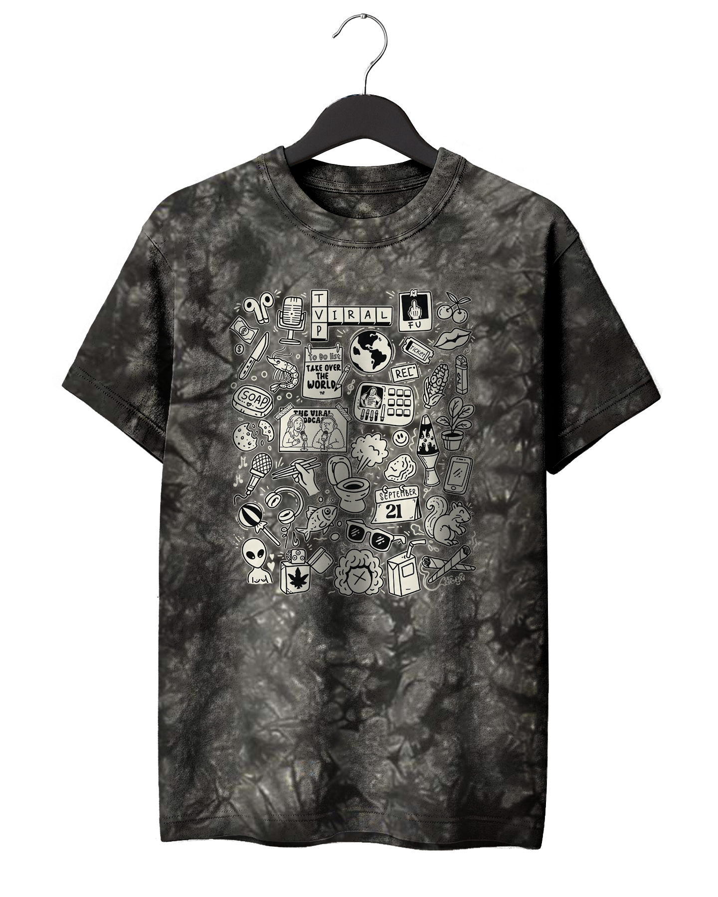 Viral Doodle T-Shirt