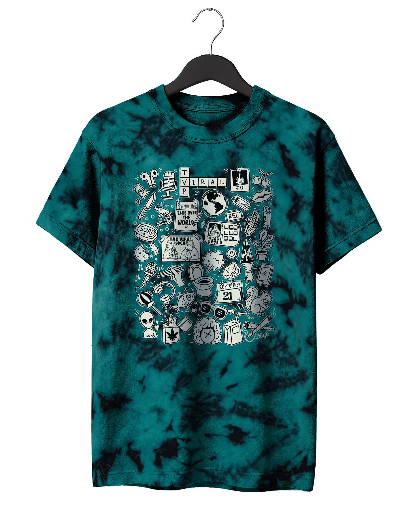 Viral Doodle T-Shirt