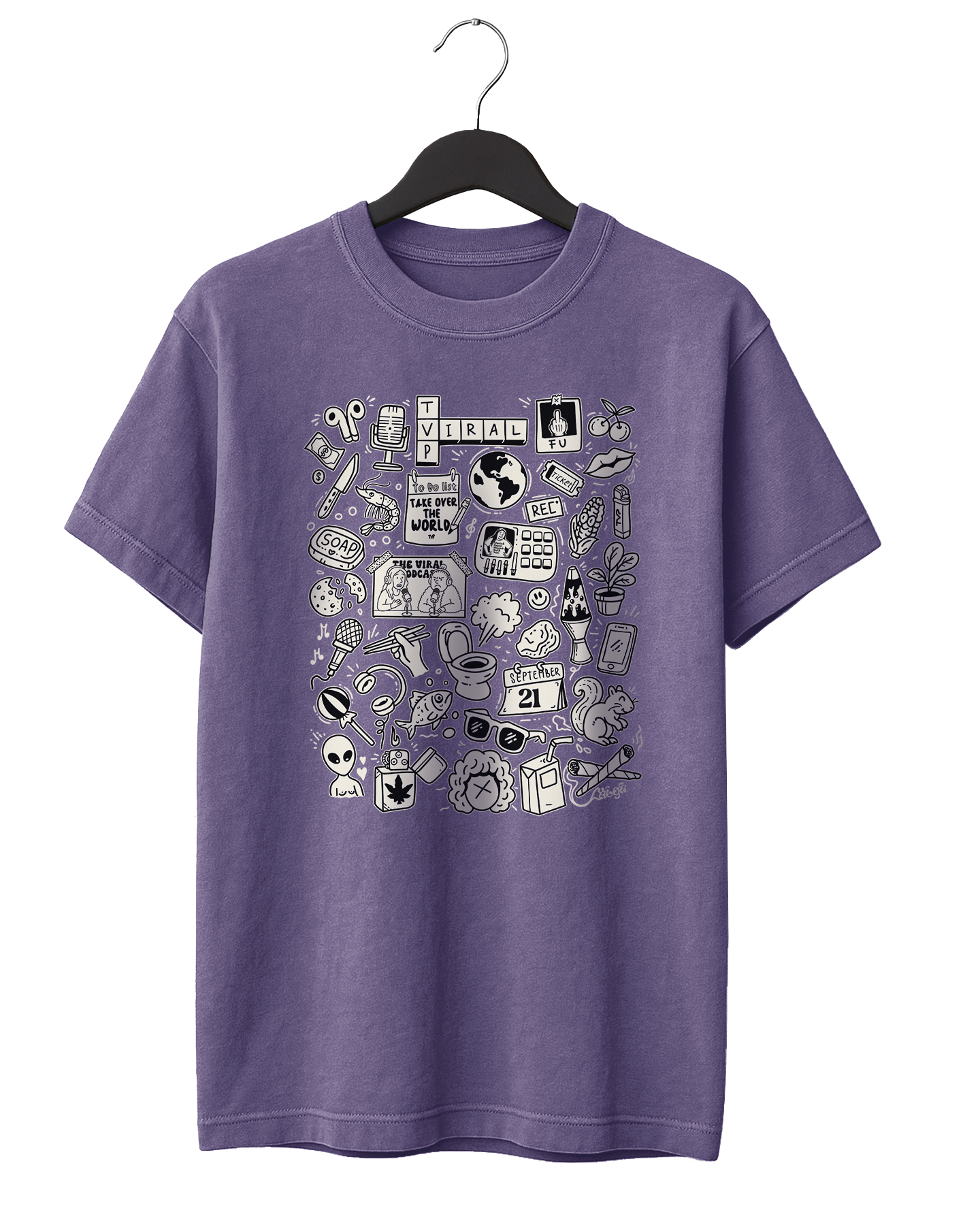 Viral Doodle T-Shirt