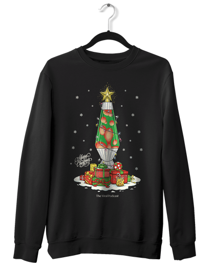 Lava Lamp Tree Christmas Crewneck