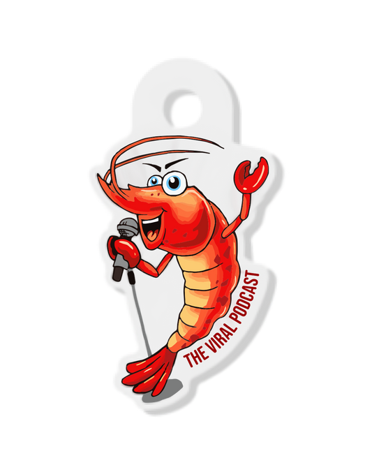 Singin' Shrimp Keychain