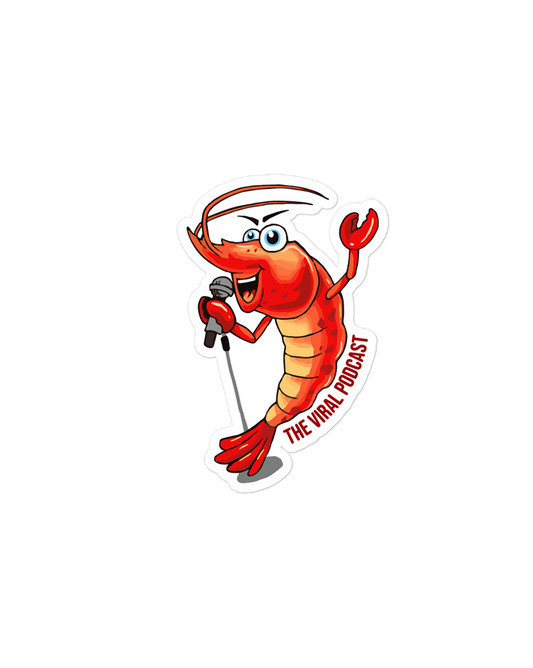Singin' Shrimp Sticker